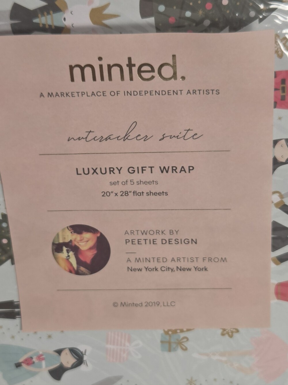 Minted Luxury Festive Wrapping Paper - Picture 4 of 4